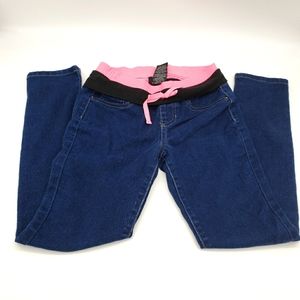 Girls Squeeze Elastic Waist Pants Stretch Size 12